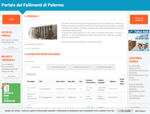 Tablet Screenshot of fallimentipalermo.com